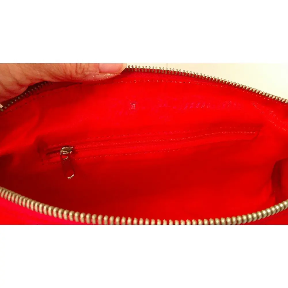 Fashion Satchel Bag Red Tessuto Nylon Designer Inspired